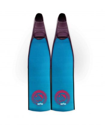 Bipalmes Fibre de verre Bleue <b>(Pointure 35-37)</b>