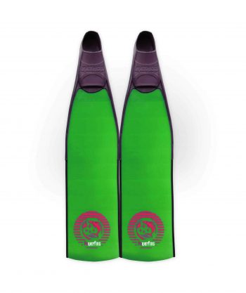 Bipalmes Fibre de verre Verte <b>(Pointure 35-37)</b>